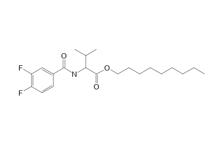 L-Valine, N-(3,4-difluorobenzoyl)-, nonyl ester