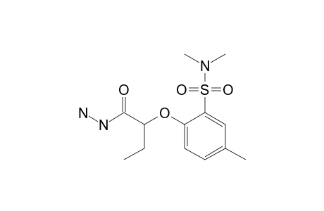 2-{[2-(dimethylsulfamoyl)-p-tolyl]oxy}butyric acid, hydrazide