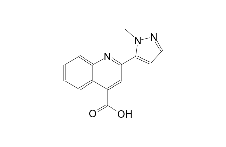 4-quinolinecarboxylic acid, 2-(1-methyl-1H-pyrazol-5-yl)-