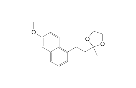 2,2-ETHYLENEDIOXY-4-(6'-METHOXYNAPHTHALEN-1'-YL)-BUTANE