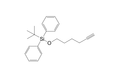tert-Butyl-hex-5-ynoxy-diphenyl-silane