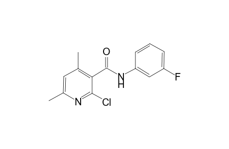 2-Chloro-N-(3-fluoro-phenyl)-4,6-dimethyl-nicotinamide