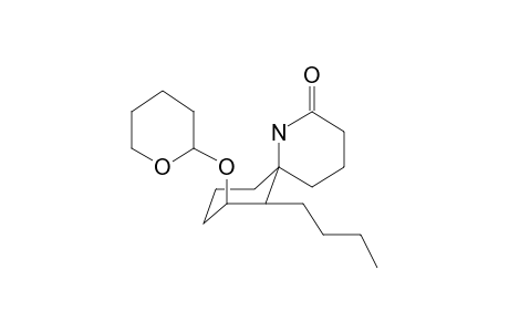 Spiro[cyclohexanol-5,6'-piperidin-2'-one],6-butyl-, tetrahydropyran-6-yl ether