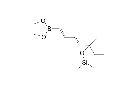 1-(1',3'-Dioxaborolan-2'-yl)-5-methyl-5-[(trimethylsilyl)oxy]-hepta-1,3-diene