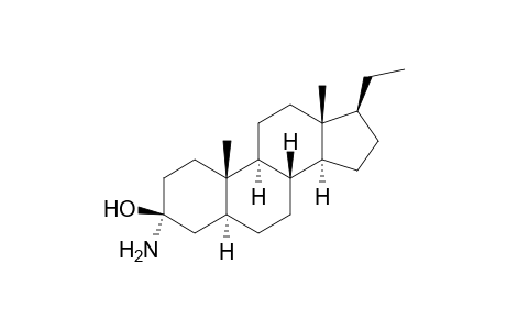 3.alpha.-Amino-3.beta.-hydroxy-5.alpha.-pregnane