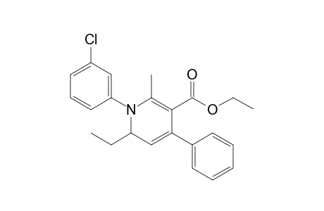 Ethyl 1-(3-chlorophenyl)-6-ethyl-2-methyl-4-phenyl-1,6-dihydropyridine-3-carboxylate