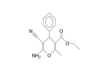 2-AMINO-3-CYANO-5-ETHOXYCARBONYL-6-METHYL-4-PHENYL-4H-PYRAN