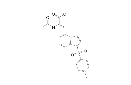 (Z)-2-acetamido-3-(1-tosylindol-4-yl)acrylic acid methyl ester