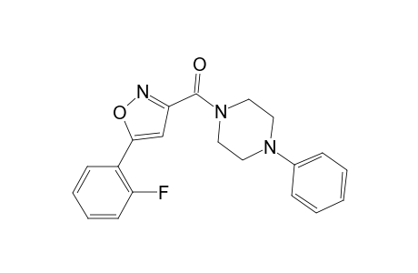 [5-(2-Fluorophenyl)-1,2-oxazol-3-yl](4-phenylpiperazin-1-yl)methanone