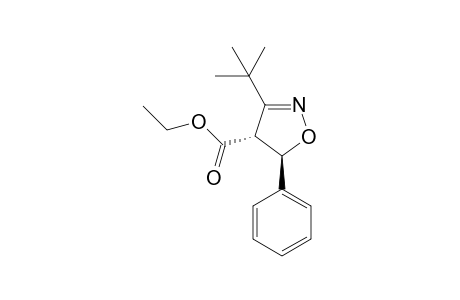 trans-3-tert-butyl-4,5-dihydro-5-phenyl-4-isoxazolecarboxylic acid ethyl ester