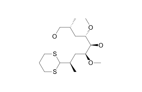 L-Glycero-L-talo-nonose, 2,3,7,8-tetradeoxy-2,8-dimethyl-4,6-di-o-methyl-, 1,3-propanediyl mercaptal