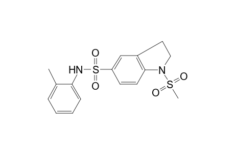 1-Methanesulfonyl-2,3-dihydro-1H-indole-5-sulfonic acid o-tolylamide