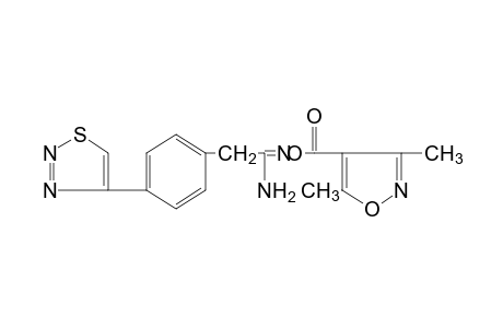 O-[(3,5-dimethyl-4-isoxazolyl)carbonyl)-2-[p-(1,2,3-thiadiazol-4-yl)phenyl]acetamidoxime