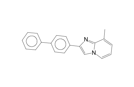 2-(4-Biphenylyl)-8-methylimidazo[1,2-a]pyridine