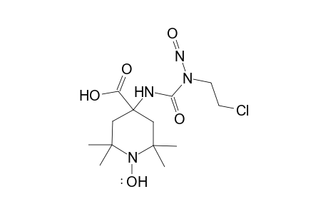 4-[N(2)-(2'-Chloroethyl)-N(2)-nitrosoureido]-4-(hydroxycarbonyl)-2,2,6,6-tetramethylpiperidine - 1-Oxide