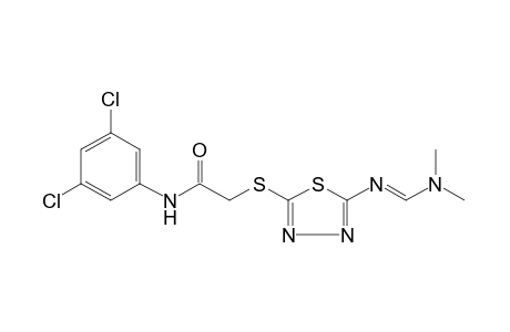 3',5'-dichloro-2-{{5-{[(dimethylamino)methylene]amino}-1,3,4-thiadiazol-2-yl}thio]acetanilide