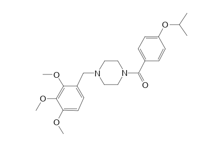 1-(4-Isopropoxybenzoyl)-4-(2,3,4-trimethoxybenzyl)piperazine