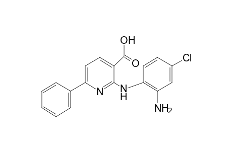 2-(2-amino-4-chloroanilino)-6-phenylnicotinic acid