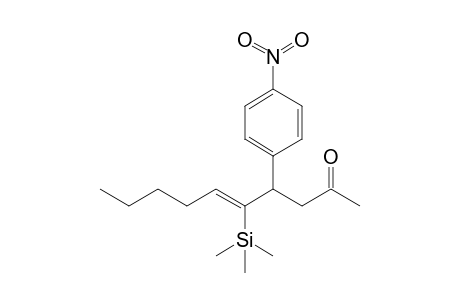 (Z)-4-(4'-Nitrophenyl)-5-trimethylsilyl-5-decen-2-one