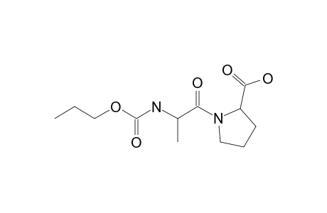 ala-pro, N-(N-Propyloxycarbonyl)-