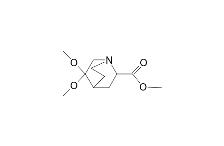 2-Carbomethoxy-5,5-dimethoxy quinuclidine