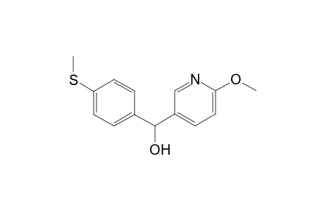 (6-methoxypyridin-3-yl)(4-(methylthio)phenyl)methanol