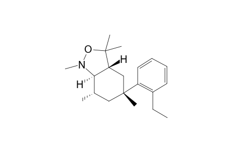 rac-(3aR,5R,7S,7aR)-5-(2-ethylphenyl)-1,3,3,5,7-pentamethyloctahydrobenzo[c]isoxazole