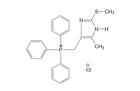 {[5-methyl-2-(methylthio)imidazol-4-yl]methyl}triphenylphosphonium chloride