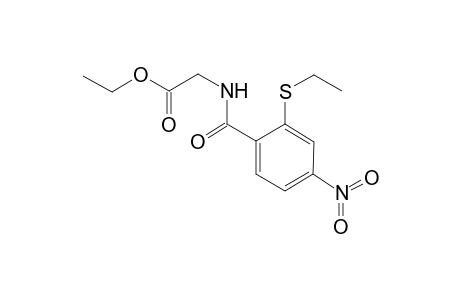 (2-Ethylsulfanyl-4-nitro-benzoylamino)-acetic acid ethyl ester