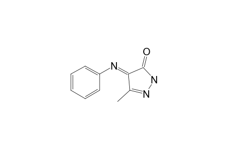 3-Methyl-4-(phenylimino)-1H-pyrazol-5(4H)-one