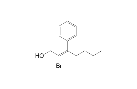 (E)-2-Bromo-3-phenyl-2-hepten-1-ol