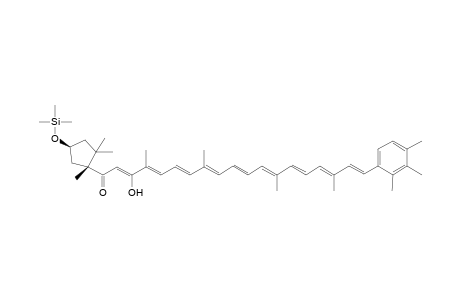 .kappa.,.chi.-Caroten-6-one, 8-hydroxy-3-[(trimethylsilyl)oxy]-, (3S,5R)-