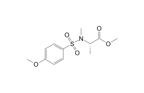 N-Methyl-N-4-methoxyphenylsulfonyl-L-alanine methyl ester