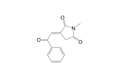 (E)-1-METHYL-3-(2-OXO-2-PHENYLETHYLIDENE)-PYRROLIDINE-2,5-DIONE