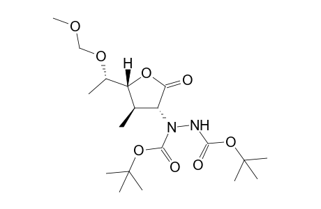 (3R,4R,5R,1'S)-3-[1,2-Di-tert-butoxycarbonylhydrazino]-5-[1'-((methoxy)methoxy)ethyl]-4-methyl-3,4-dihydro-2(5H)-furanone