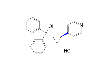 α,α-Diphenyl-trans-2-(4-pyridyl)cyclopropanemethanol, hydrochloride