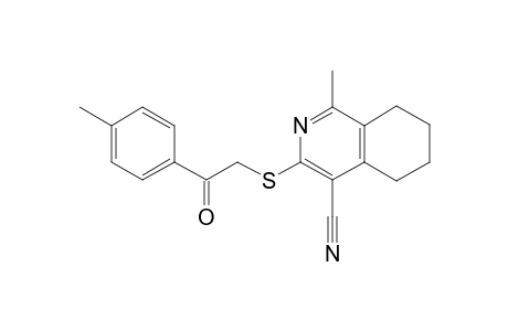1-Methyl-3-(4-methylphenacylthio)-5,6,7,8-tetrahydroisoquinoline-4-carbonitrile
