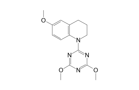 1-(4,6-dimethoxy-s-triazine-2-yl)-6-methoxy-1,2,3,4-tetrahydroquinoline