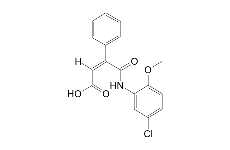5'-chloro-2'-methoxy-3-phenylmaleanilic acid