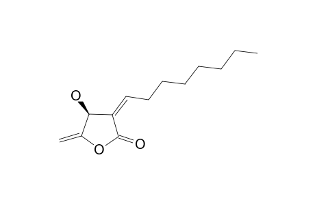 KOTOMOLIDE_A;(4-S,3-Z)-4-HYDROXY-5-METHYLENE-3-OCTYLIDENEDIHYDROFURAN-2-ONE