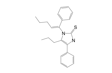 4-PHENYL-1-(1-PHENYLPENT-1(E)-ENYL)-5-PROPYL-2,3-DIHYDRO-1H-IMIDAZOL-2-THIONE