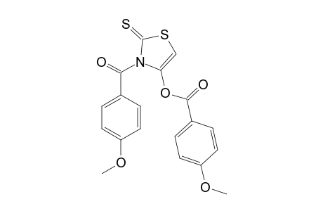 3-(4-Methoxybenzoyl)-2-thioxo-2,3-dihydro-1,3-thiazol-4-yl 4-methoxybenzoate