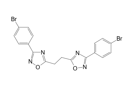 5,5'-(1,2-Ethanediyl)-bis(3-(p-bromophenyl)-1,2,4-oxadiazole]