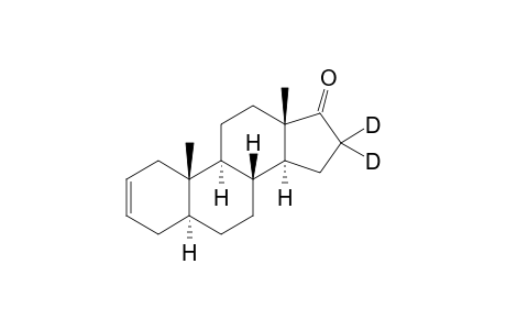 5.alpha.-[16,16-D2]androst-2-en-17-one