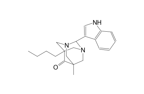 5-butyl-2-(1H-indol-3-yl)-7-methyl-1,3-diazatricyclo[3.3.1.1~3,7~]decan-6-one