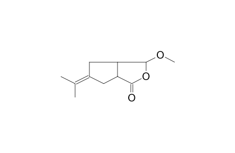 1-Methoxy-5-propan-2-ylidene-3a,4,6,6a-tetrahydro-1H-cyclopenta[c]furan-3-one
