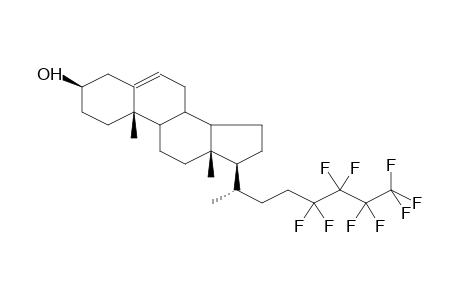 3BETA-HYDROXY-24,24,25,25,26,26-HEXAFLUORO-26-TRIFLUOROMETHYL-27-NORCHOLEST-5-ENE