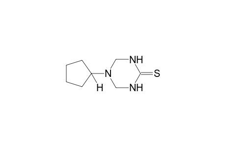 5-cyclopentyltetrahydro-s-triazine-2(1H)-thione