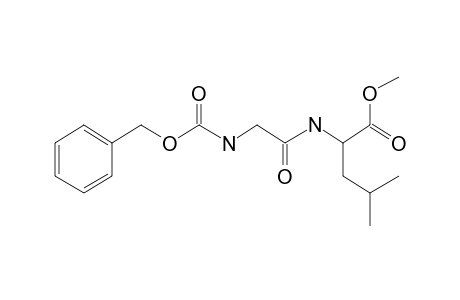 Pentanoic acid, 2-(2-benzyloxycarbonylaminoacetylamino)-4-methyl-, methyl ester