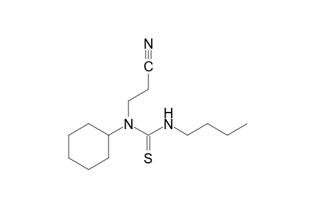 3-Butyl-1-(2-cyanoethyl)-1-cyclohexyl-2-thiourea